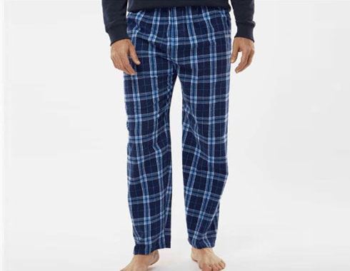 Adult Navy Columbia Flannel Pant
